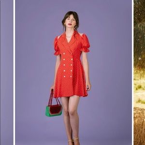 NWT Size XS Red Mini dress by Quanta du Soleil